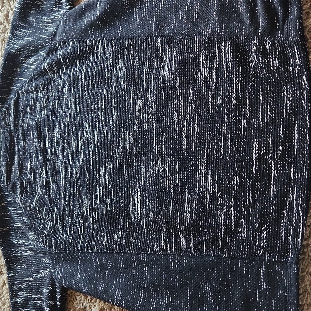 Liz Clairborne Weekend Knit 3 Quarter Length Sleeve Black & White Top Womans XXL - Picture 7 of 9